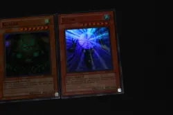 Yugioh Card Lot PL-MP Super Rare Sanga of the Thunder, Kazejin, & Suijin MRD - Image 4