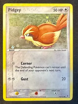 Pidgey 73/112 2004 EX FireRed & LeafGreen Pokemon Card TCG Reverse Holo - Lp/Vlp - Image 1