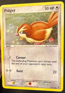Pidgey 73/112 2004 EX FireRed & LeafGreen Pokemon Card TCG Reverse Holo - Lp/Vlp - Image 2