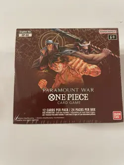 ONE PIECE CARD GAME OP02 OP-02 Paramount War ENG Neu &OVP Box Display - Image 1
