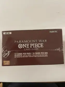 ONE PIECE CARD GAME OP02 OP-02 Paramount War ENG Neu &OVP Box Display - Image 3