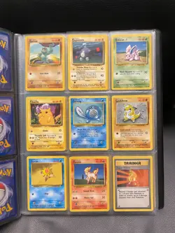 Huge Base Fossil Jungle Set Pokemon Cards Bundle 1999 WOTC Vintage No Duplicates - Image 3