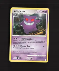 Gengar 17/99 Platinum Arceus Rare Pokemon Card MP - Image 1