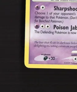 Gengar 17/99 Platinum Arceus Rare Pokemon Card MP - Image 5