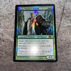 Yeva, Nature's Herald FOIL - Magic 2013 - MTG Magic the Gathering - LP - Image 1