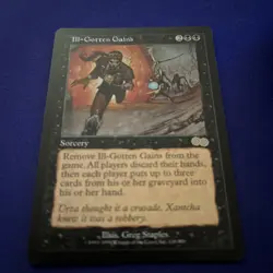 MTG ILL Gotten Gains Urzas Saga LP - Image 1