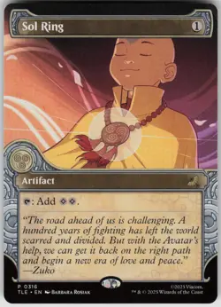 MTG Sol Ring (Showcase) Normal NM Avatar: The Last Airbender Eternal-Legal Magic - Image 1