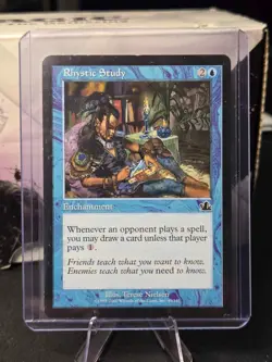 Rhystic Study #45 | Magic Prophecy | Ungraded | Lightly Played | MTG - Image 1