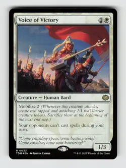 Voice of Victory*Foil* Tarkir: Dragonstorm 33 NM - Image 1