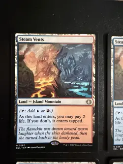 MTG - NM - 4 X Steam Vents - Lorwyn Eclipsed - Playset - IN HAND - Image 2