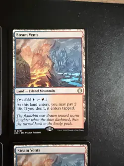 MTG - NM - 4 X Steam Vents - Lorwyn Eclipsed - Playset - IN HAND - Image 3