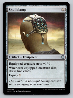 Skullclamp - Commander: Bloomburrow MTG - Image 1