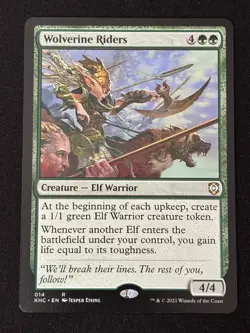1x MTG Wolverine Riders - Commander: Kaldheim (KHC) #14 - Magic the Gathering - Image 3