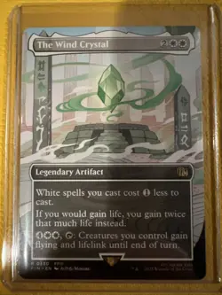 The Wind Crystal - (Borderless) - FINAL FANTASY - NM MTG # 330 - Image 1