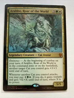 Arahbo, Roar of the World (Foil) Magic: The Gathering Near Mint Condition - Image 1
