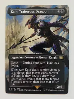 MTG: Kain, Traitorous Dragoon #316 (Borderless)- Final Fantasy Regular - Image 1