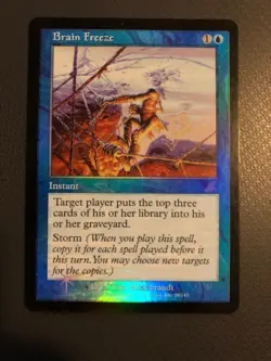 Brain Freeze - Scourge (Foil) MTG Moderate Play See Photos - Image 1