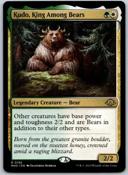Kudo, King Among Bears R Modern Horizons 3 192 NM - Image 1