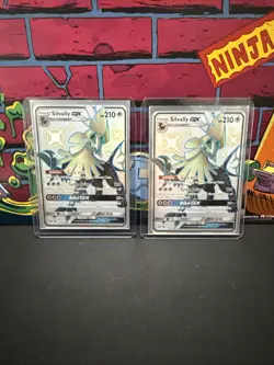 Pokemon TCG Silvally GX SV79/SV94 Shiny Holo Rare Hidden Fates Lot Of 2 - Image 1