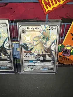 Pokemon TCG Silvally GX SV79/SV94 Shiny Holo Rare Hidden Fates Lot Of 2 - Image 3
