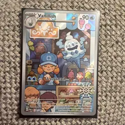 Pokemon Paradox Rift Vanillish 190/182 Holiday Calendar Stamped Promo - Image 1