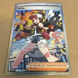 Pokemon TCG Hilda Full Art Trainer SIR 171/086 Sv: White Flare Holo - Image 3
