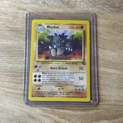 Rhydon Jungle 45/64 1st Edition Uncommon Pokemon TCG WoTC - Image 1