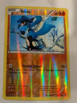 Riolu - 45/124 - XY Fates Collide Pokemon Reverse Holo Foil Nice! - Image 1