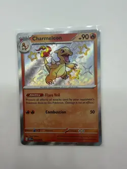 Pokemon Scarlet & Violet Paldean Fates 110/091 Charmeleon Shiny Ultra Rare NM/M - Image 1