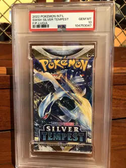 PSA 10 Gem Mint Pokemon Silver Tempest Lugia Sealed Booster Pack Low Pop! - Image 1