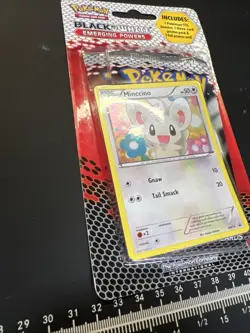 NEW Pokemon BLACK & WHITE EMERGING POWERS Blister Pack | Minccino | SEALED | - Image 2
