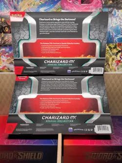 (Lot of 2) Pokemon TCG: Charizard EX Special Collection Boxes Sealed & Game Mat - Image 3