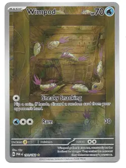 Wimpod 191/182 Sv04: Paradox Rift Holo Pokemon TCG Illustration Rare - NM - Image 1