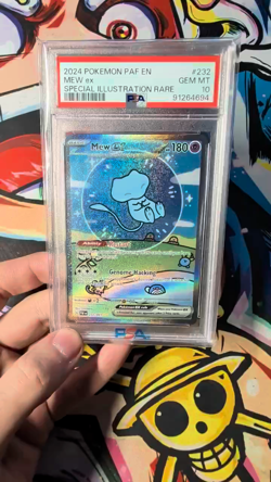 Pokemon Mew EX 232/091 Sv: Paldean Fates Bubble Mew PSA 10 - Image 2