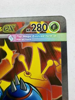 Pokemon TCG: 2025 Mega Heracross EX- 108/094 ULTRA RARE-Phantasmal Flames - Image 2