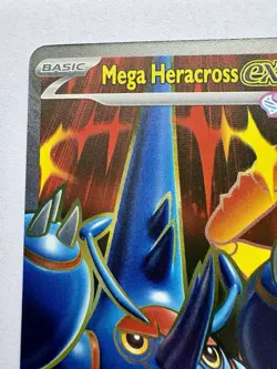Pokemon TCG: 2025 Mega Heracross EX- 108/094 ULTRA RARE-Phantasmal Flames - Image 5