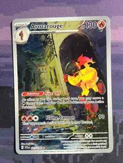 Armarouge 203/198 Pokemon Scarlet & Violet Illustration Rare Near Mint - Image 1