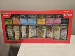 Pokemon TCG: Prismatic Evolutions Costco 8-Pack Mini Tins - New & Sealed - Image 1