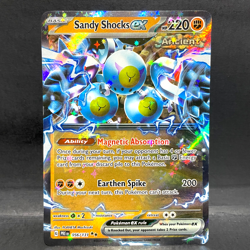 2025 POKEMON PRISMATIC EVOLUTIONS SANDY SHOCKS EX 056/131 DOUBLE RARE - Image 1