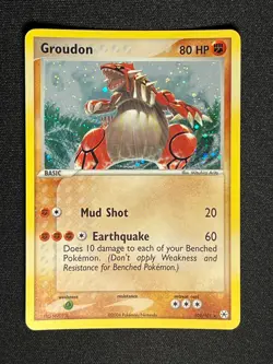 Groudon 102/101 Pokemon 2004 EX Hidden Legends-Secret Rare Holo -NM+ - Image 1