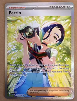 Perrin 220/167 Special Illustration Rare Pokemon Sv06: Twilight Masquerade NM - Image 1