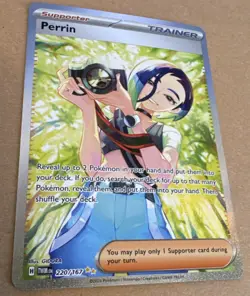 Perrin 220/167 Special Illustration Rare Pokemon Sv06: Twilight Masquerade NM - Image 2