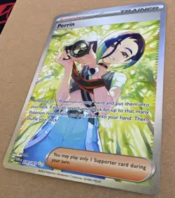 Perrin 220/167 Special Illustration Rare Pokemon Sv06: Twilight Masquerade NM - Image 3