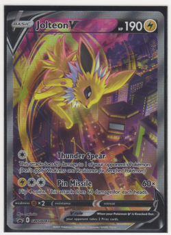 Pokemon TCG- Jolteon V SWSH183 SWSH: Sword & Shield Black Star Promo - Image 1