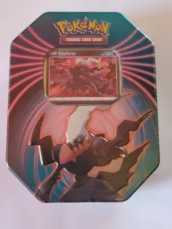 Pokemon Darkrai Knockout Collectible Tin 2021 Factory Sealed PKMN TCG NEW - Image 1