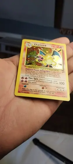 Charizard 4/130 Holo Rare - Base Set 2 - 2000 Pokemon WOTC LP Vintage - Image 4