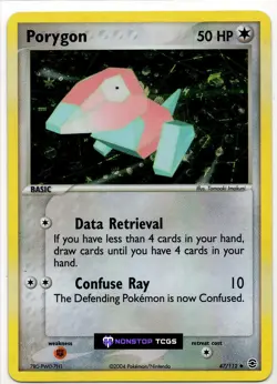 Porygon 47/112 Pokemon TCG EX Firered & Leafgreen Reverse Holo - Image 1