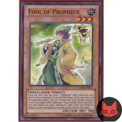 Yugioh Fool of Prophecy CBLZ-EN035 Super Rare 1st Edition NM - Image 1