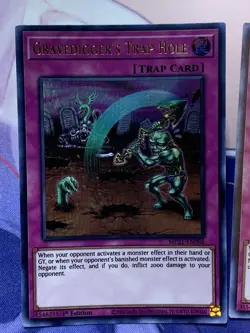 Gravedigger's Trap Hole MP21-EN086 2021 Tin of Ancient Battles 1st Edition - Image 4