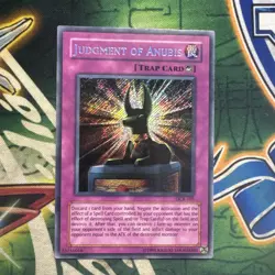 Yugioh! Judgment of Anubis DCR-EN105 Secret Rare Unlimited VLP/NM - Image 1